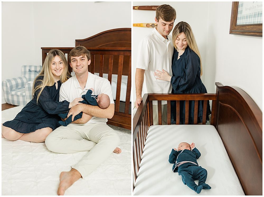 In home newborn photography session in Ruston Louisiana by Courtney Dexter Photography, Ruston Louisiana Newborn Photographer