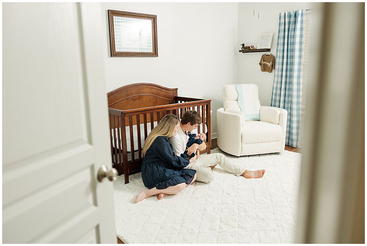In home newborn photography session in Ruston Louisiana by Courtney Dexter Photography, Ruston Louisiana Newborn Photographer