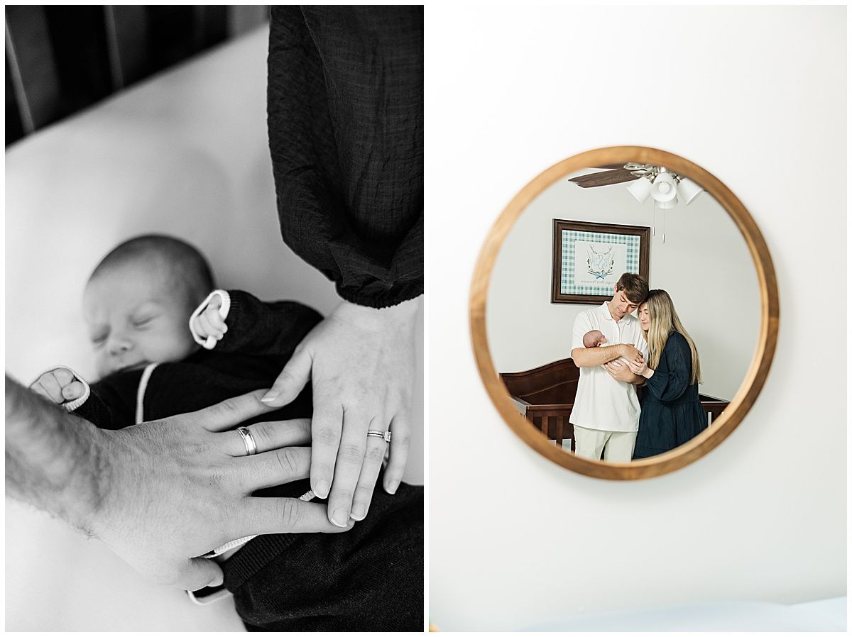 In home newborn photography session in Ruston Louisiana by Courtney Dexter Photography, Ruston Louisiana Newborn Photographer
