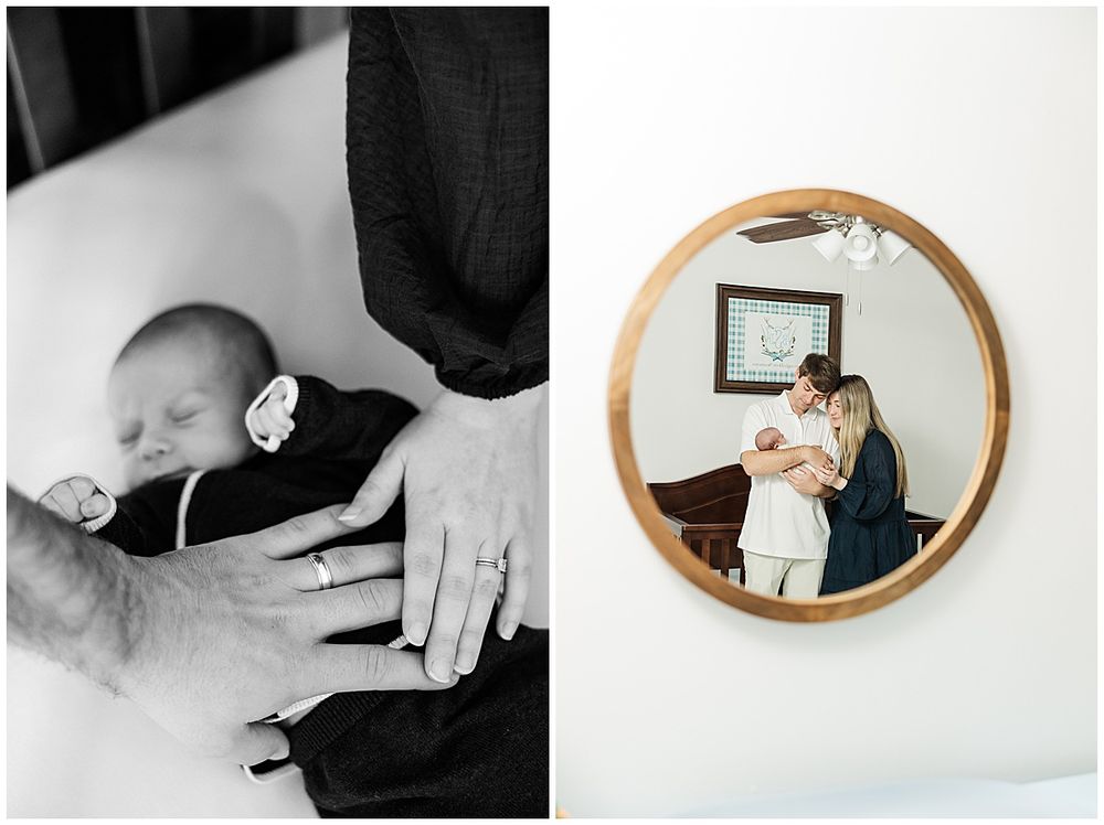 In home newborn photography session in Ruston Louisiana by Courtney Dexter Photography, Ruston Louisiana Newborn Photographer