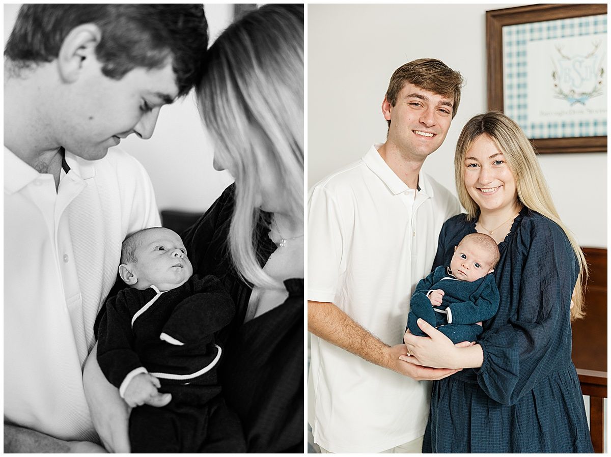 In home newborn photography session in Ruston Louisiana by Courtney Dexter Photography, Ruston Louisiana Newborn Photographer