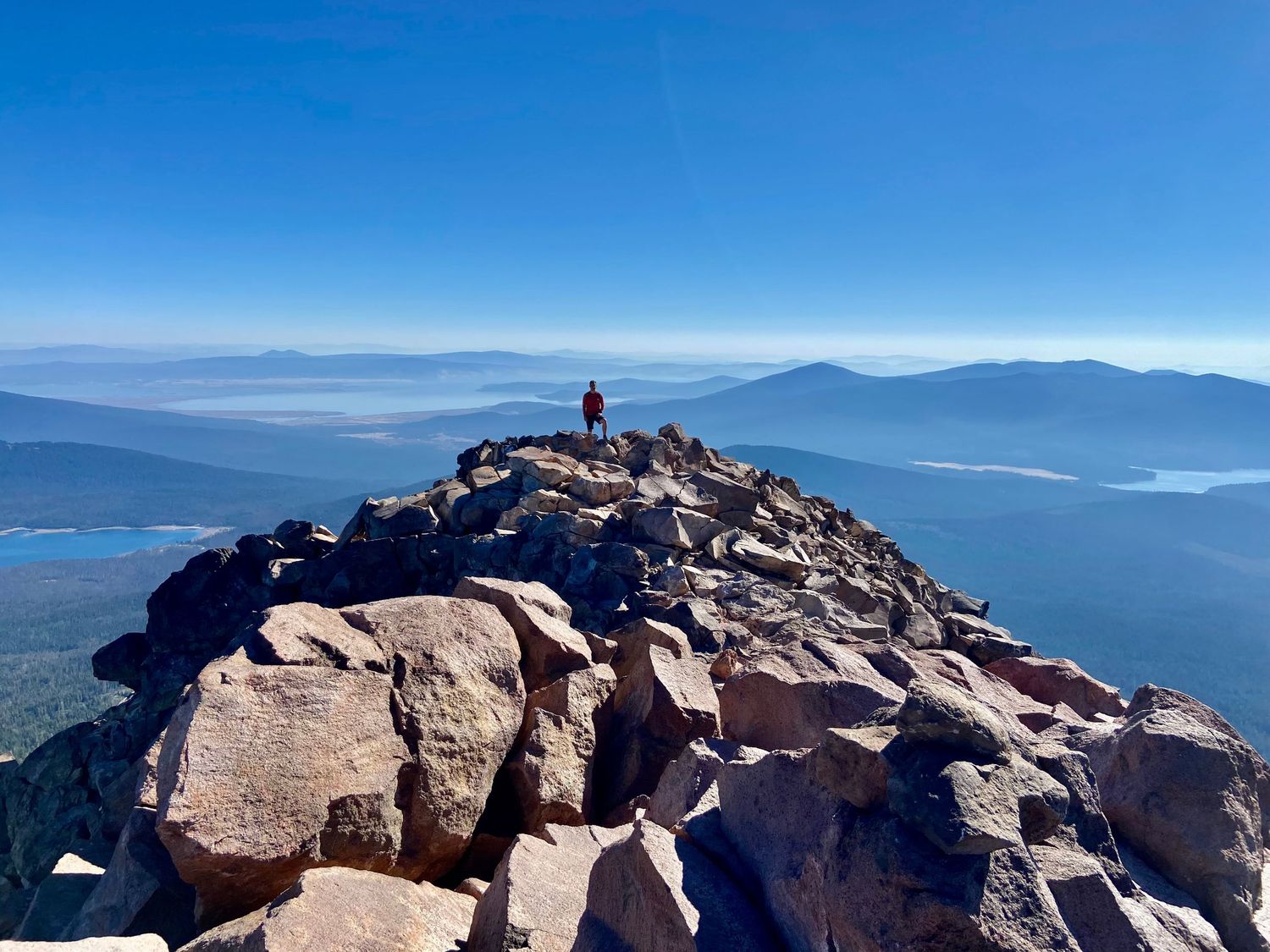 Mt Mount McLoughlin - Southern Oregon - summit - view viewpoint