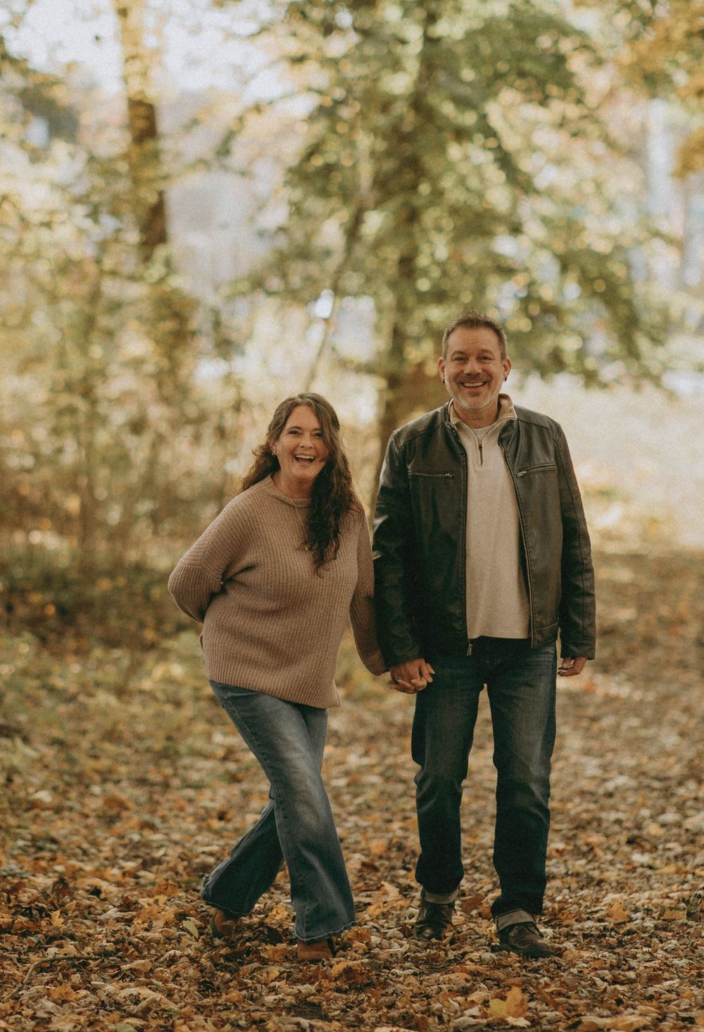 saltsburg pa photographer engagement portrait session indiana pa saltsburg trail photography fall couple