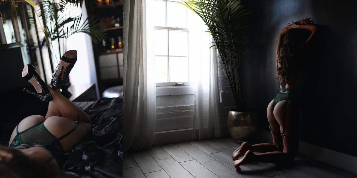 A dramatic black and white photo of a figure silhouetted against a bright window in an atmospheric interior space.