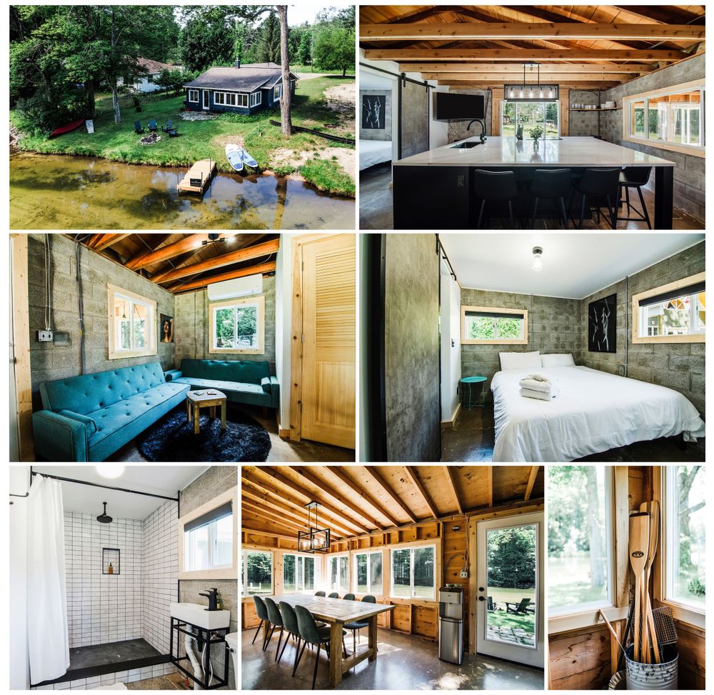 short term rental in Boyne City, Michigan photography by Karie Anne Photography