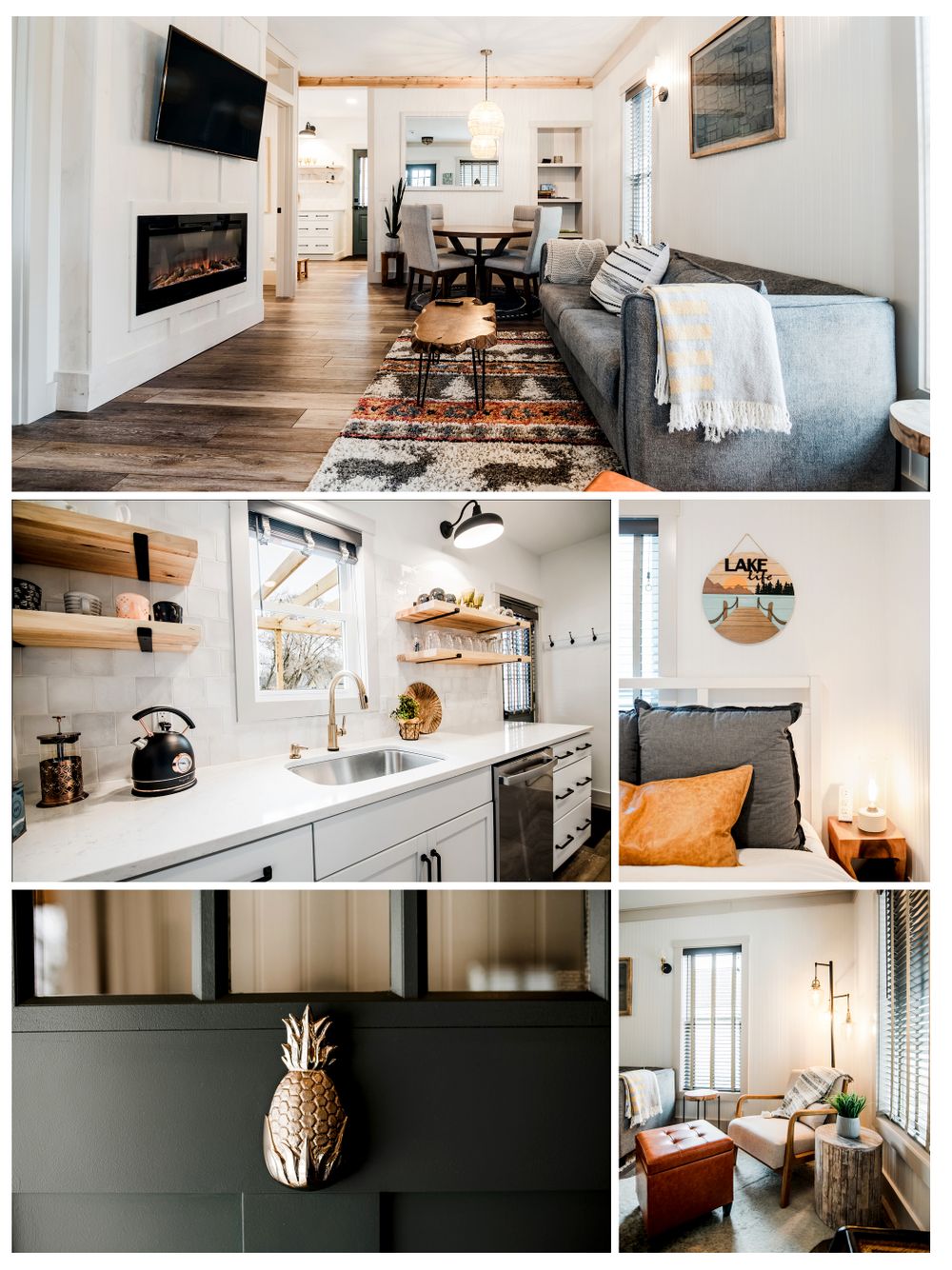 short term rental in Boyne City, Michigan photography by Karie Anne Photography