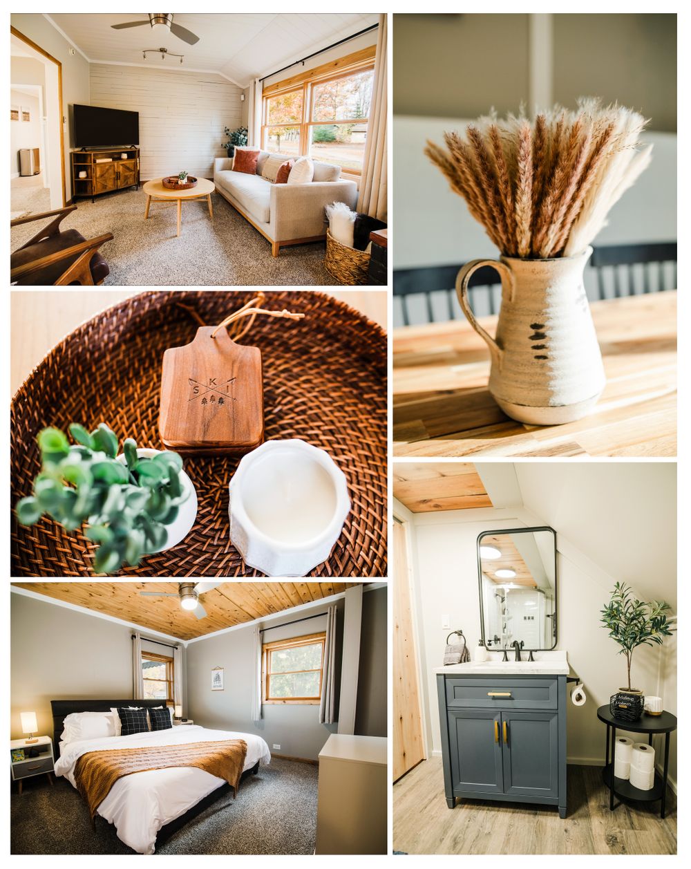 short term rental in Boyne City, Michigan photography by Karie Anne Photography