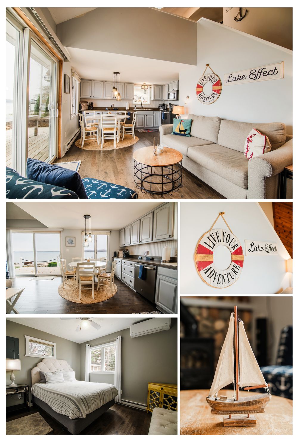 short term rental in Boyne City, Michigan photography by Karie Anne Photography