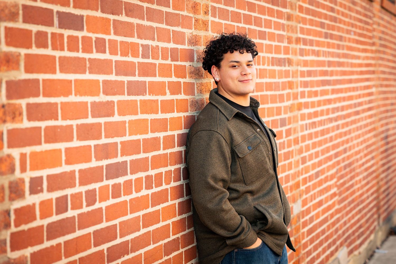 Winter senior photos in Circleville, Ohio