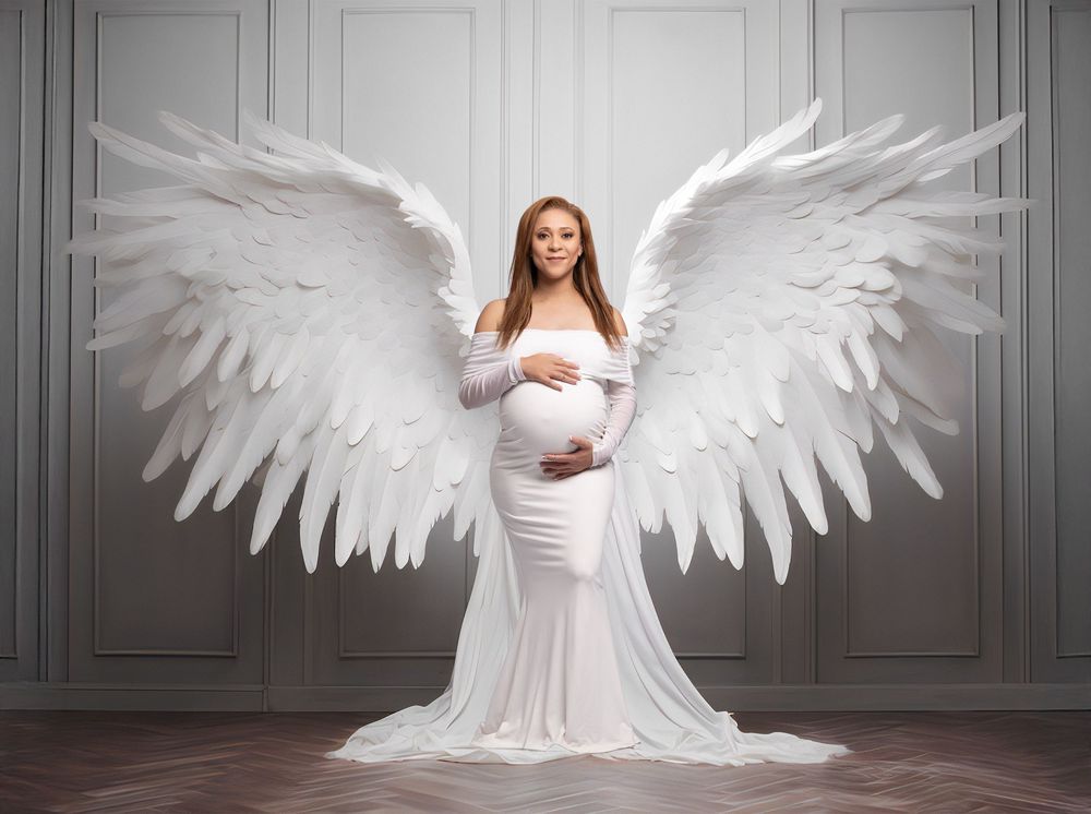 Maternity Angel wings