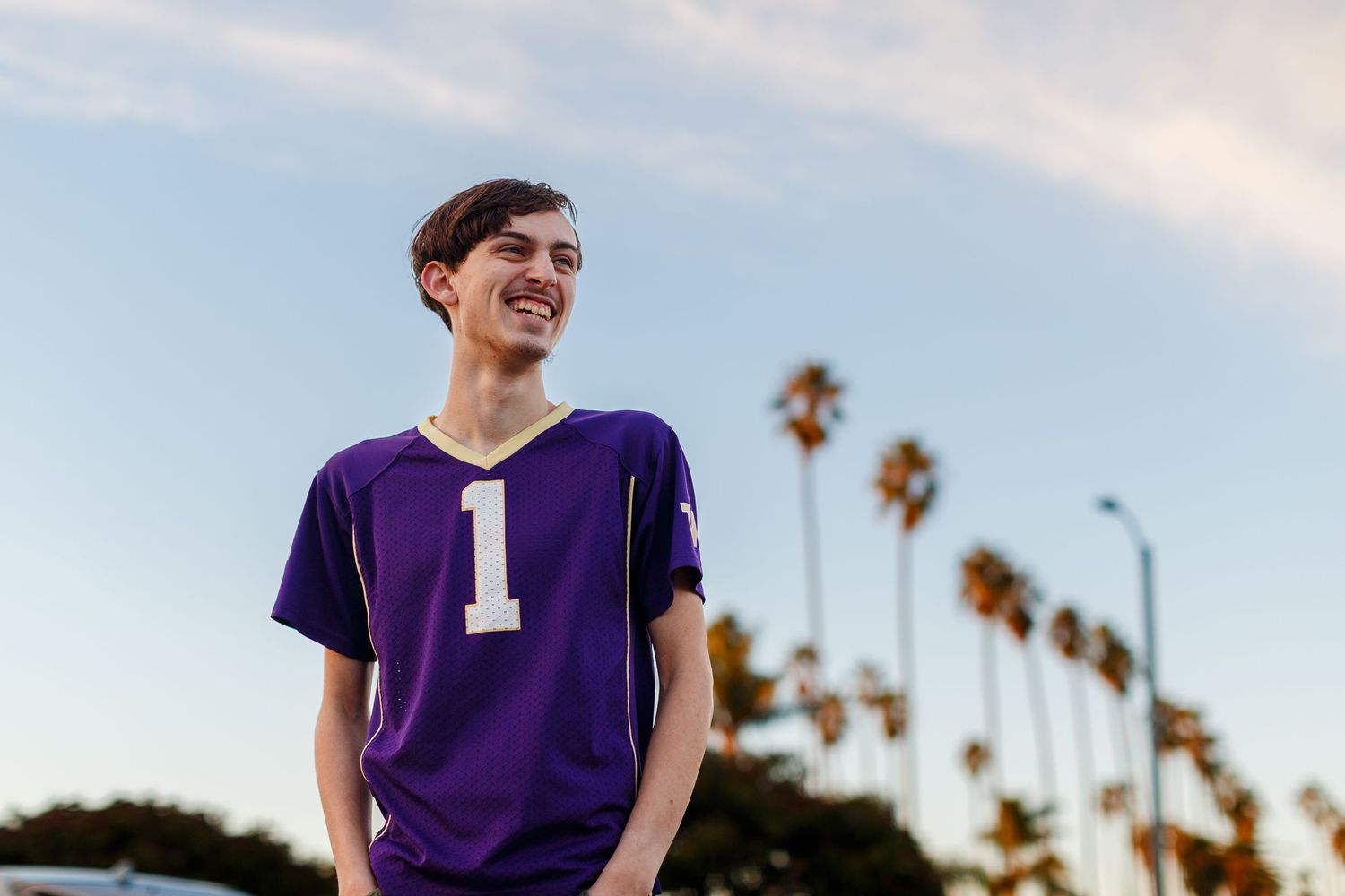High school senior boy photo. Oxnard, California.