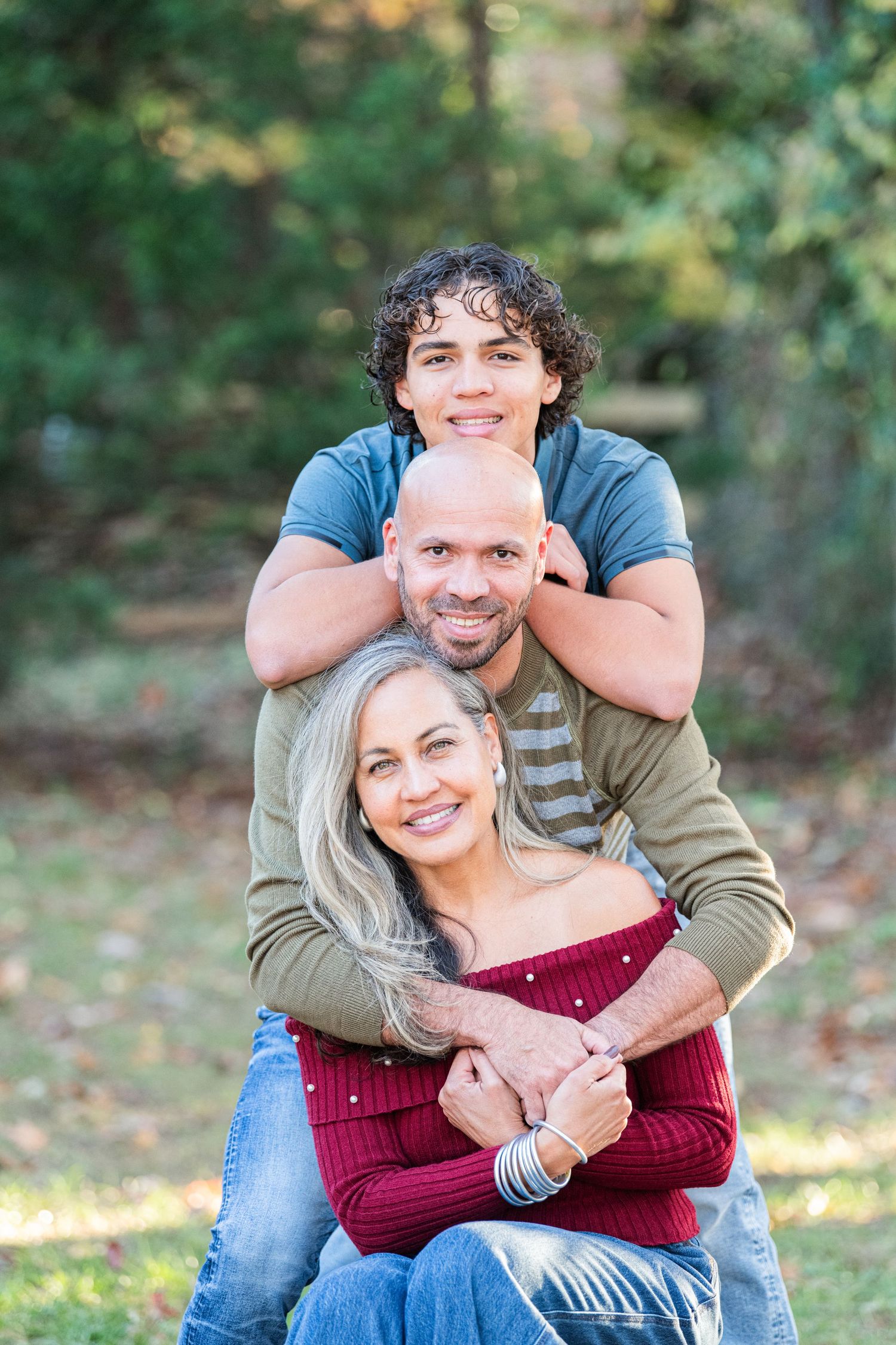 A lovely family capturing unforgettable memories together, cherishing this precious time of their lives filled with love and joy.