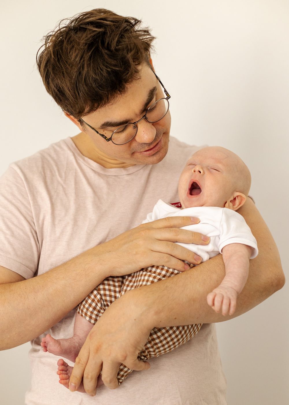 portrait père bébé naissance yvelines