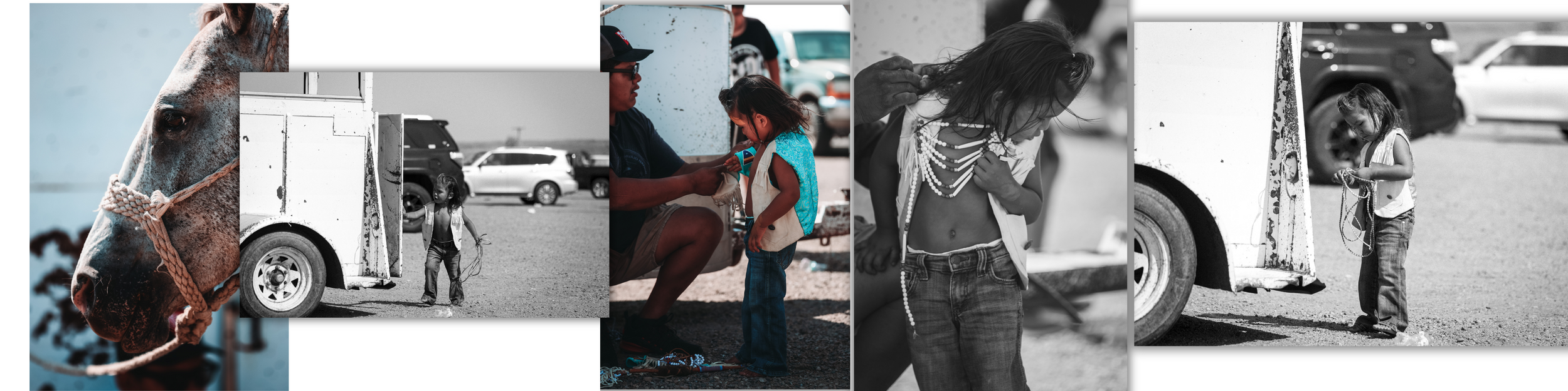 Nostalgic photo collage showing vintage scenes of gas station attendants servicing cars.