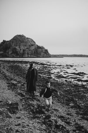 Honest, heartfelt moment between mother and son captured naturally