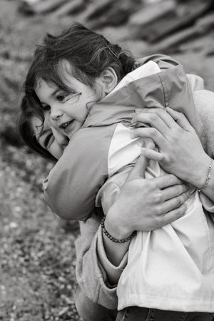 Emotional connection captured between mother and child