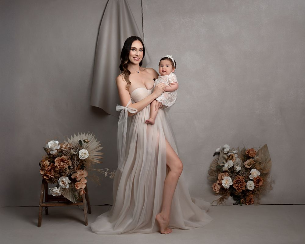 mothers day photoshoot in riverside California, motherhood photos with mom and baby girl