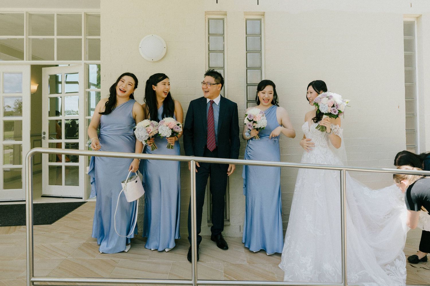bridesmaids at InterContinental Sanctuary Cove, for Brisbane wedding photography"