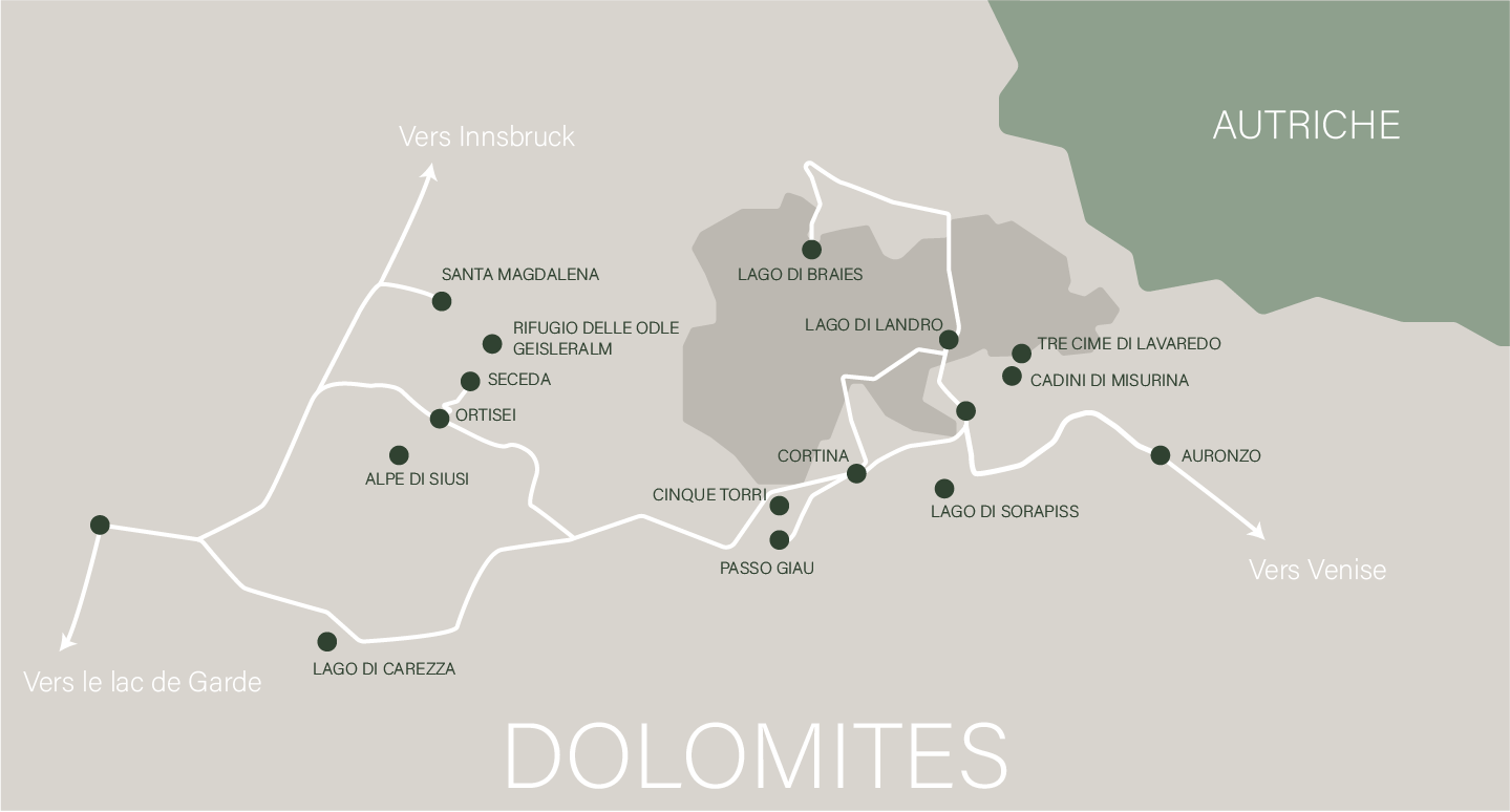 Cartes dolomites
