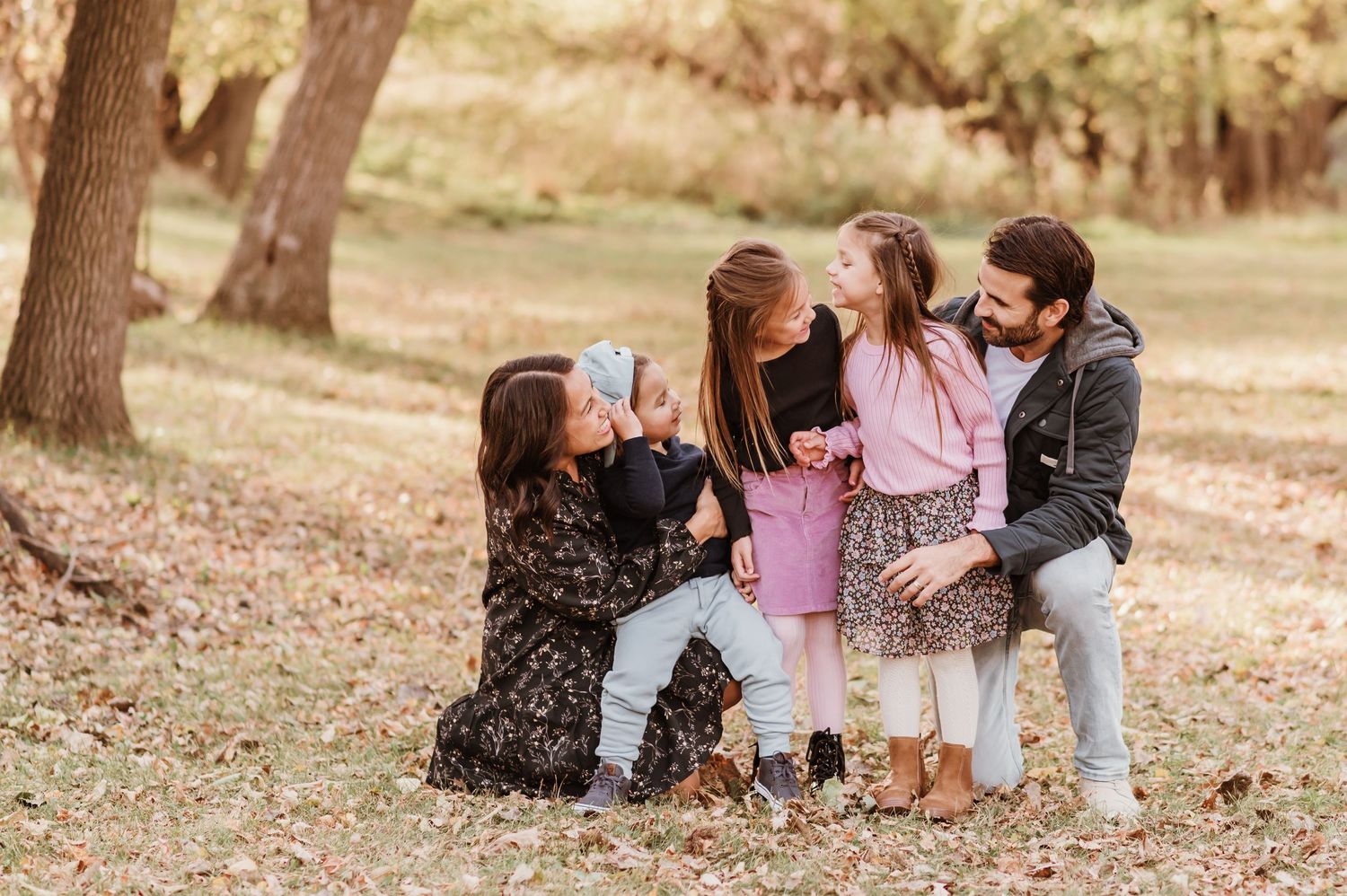 outdoor fall family session