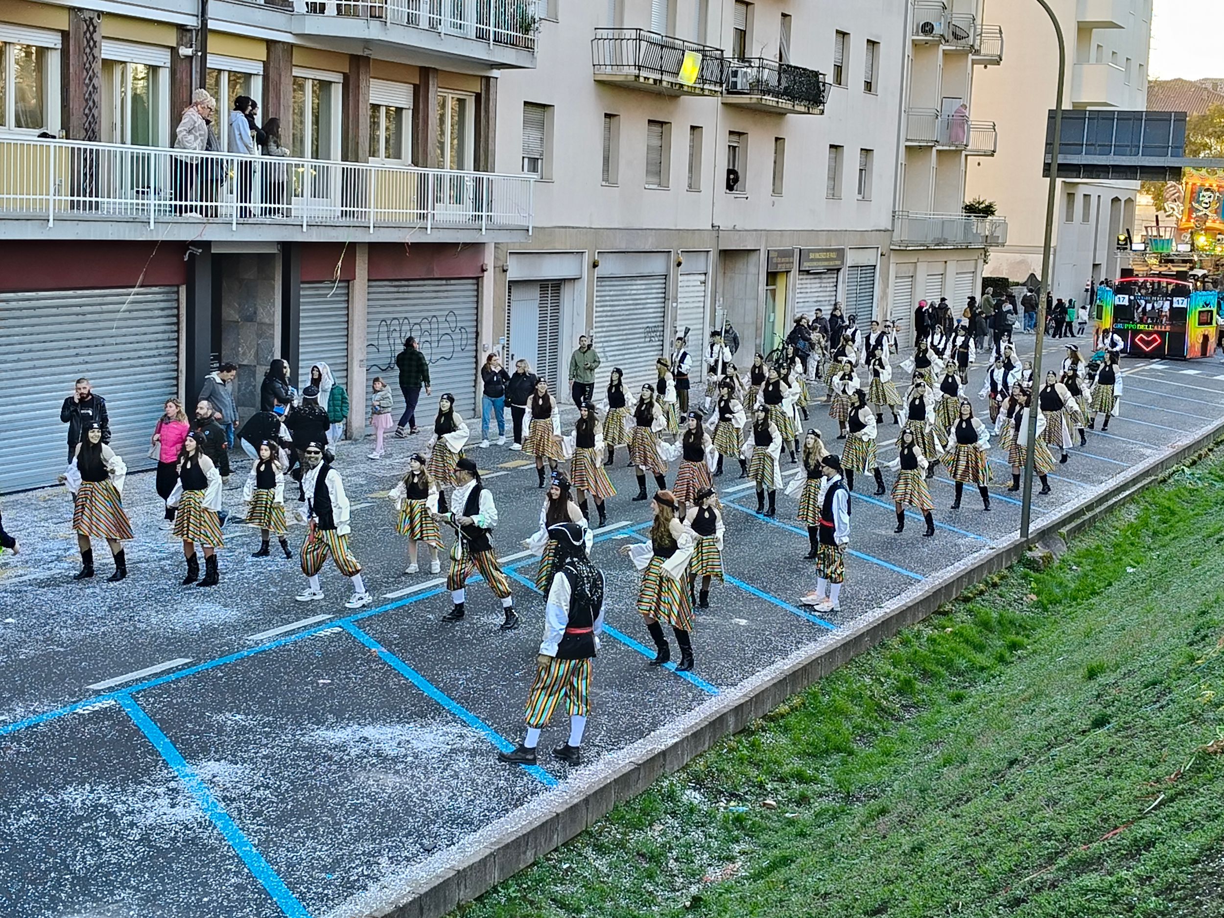 Treviso Carnival Parade 2026. The Allegria Group from Maserada with the show “A sea of ideas”.