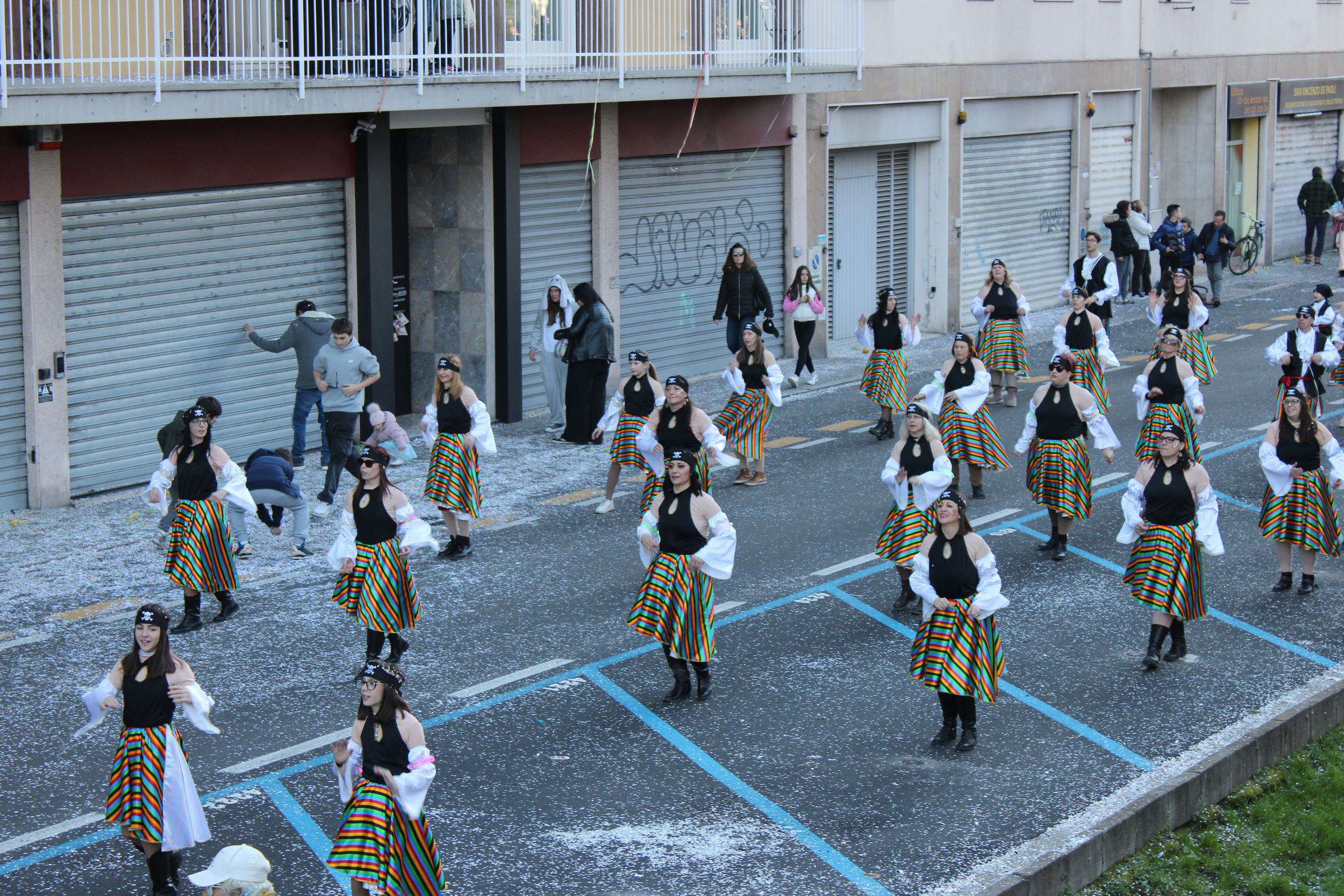 Treviso Carnival Parade 2026. The Allegria Group from Maserada with the show “A sea of ideas”.