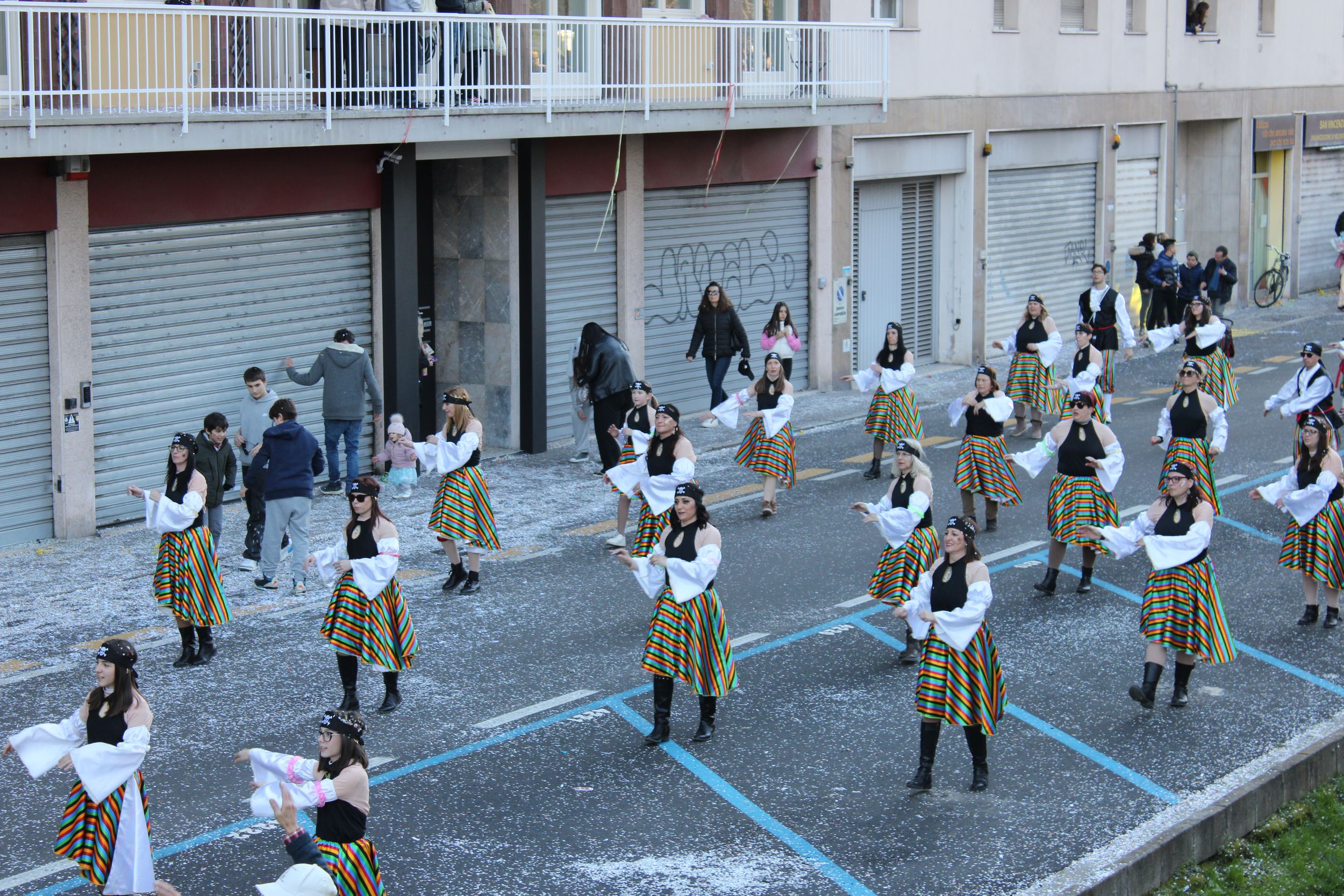 Treviso Carnival Parade 2026. The Allegria Group from Maserada with the show “A sea of ideas”.