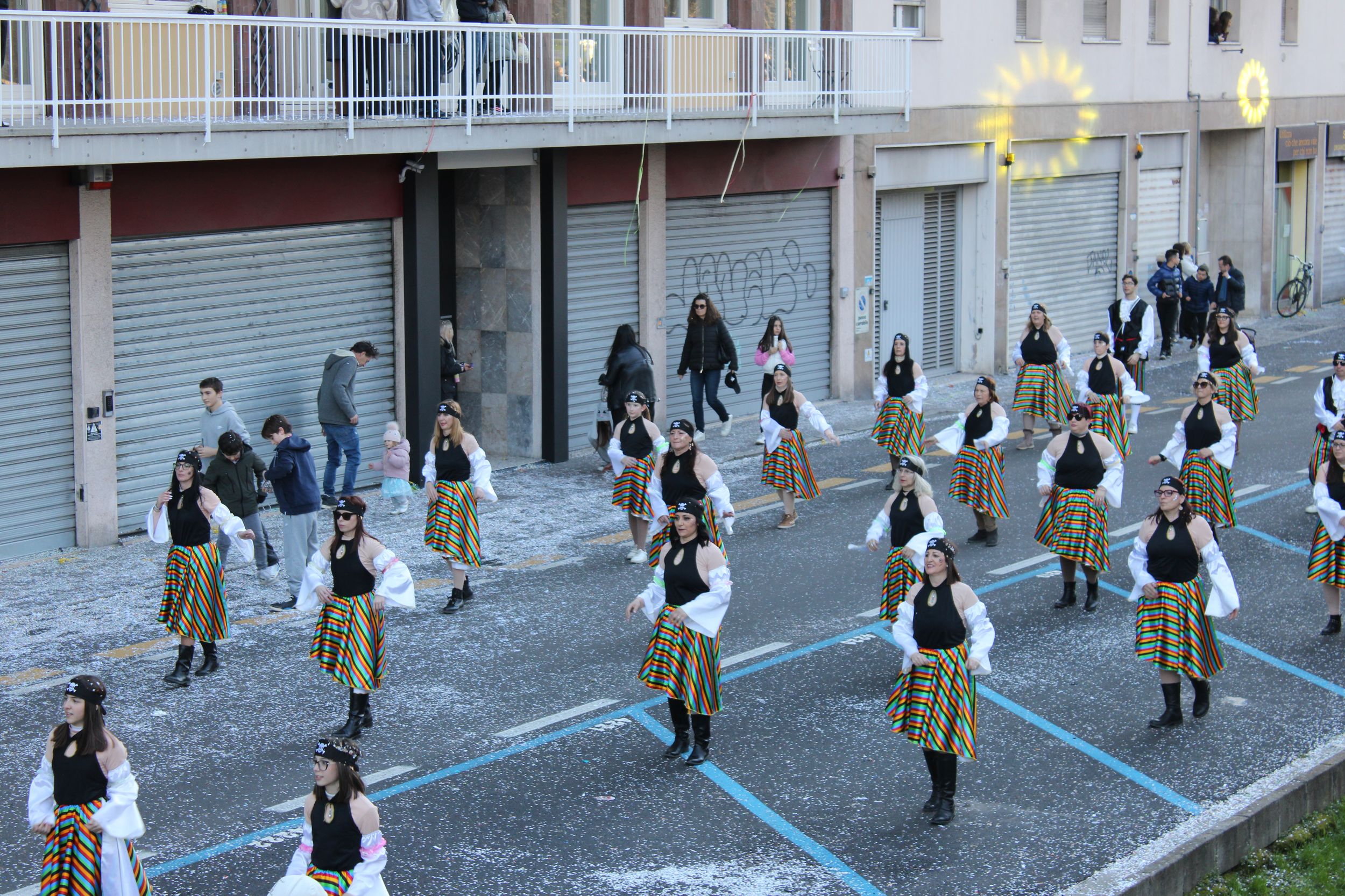 Treviso Carnival Parade 2026. The Allegria Group from Maserada with the show “A sea of ideas”.