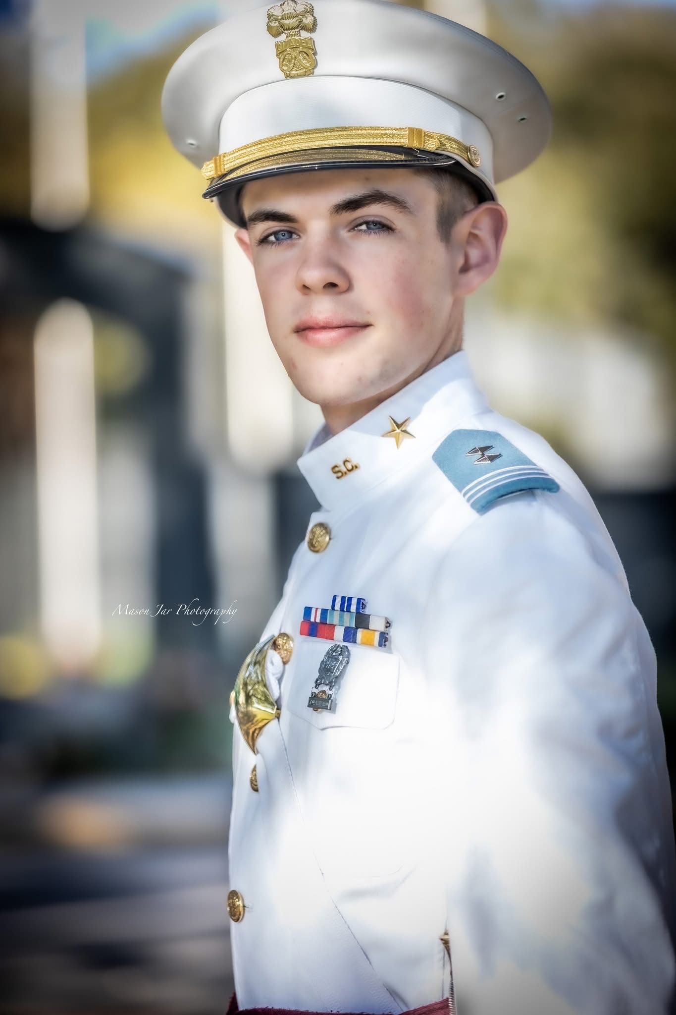 MASON JAR PHOTOGRAPHY CAPTURES CITADEL CADET PHOTOS & PORTRAITS WITH A DIFFERENT, UNIQUE VISION