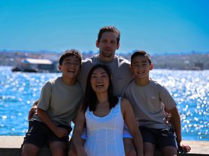 A family of four
