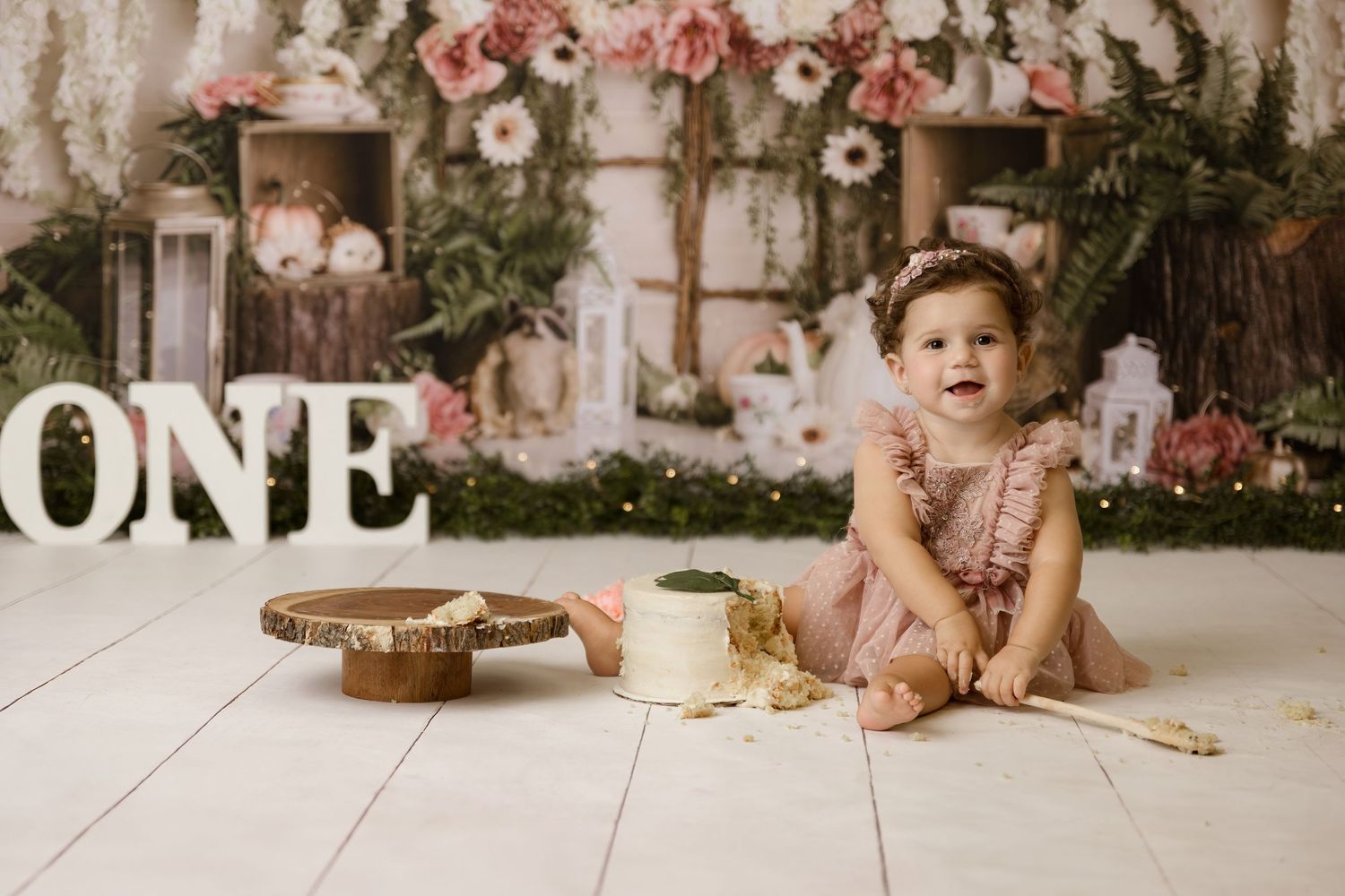 Miami cake smash photographer, cake smash photography Key Biscayne, baby milestone portraits Miami, baby photographer near me