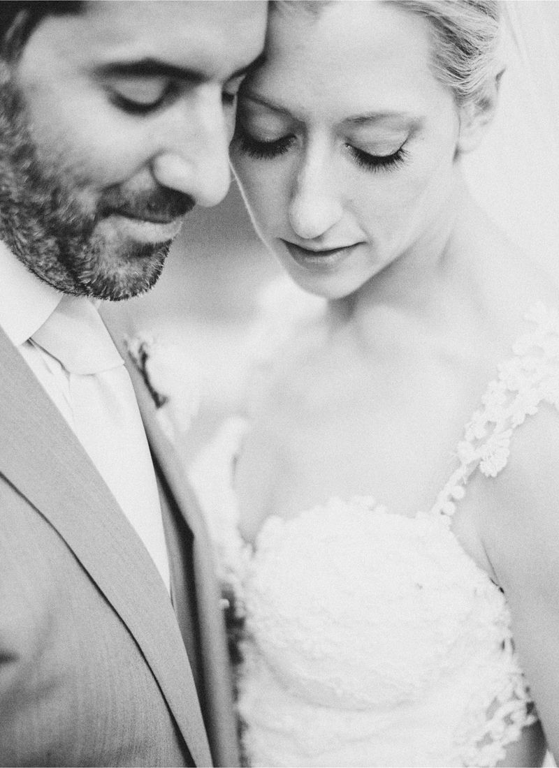 Intimate bride and groom portrait at Comptoir Saint-Hilaire wedding in Provence