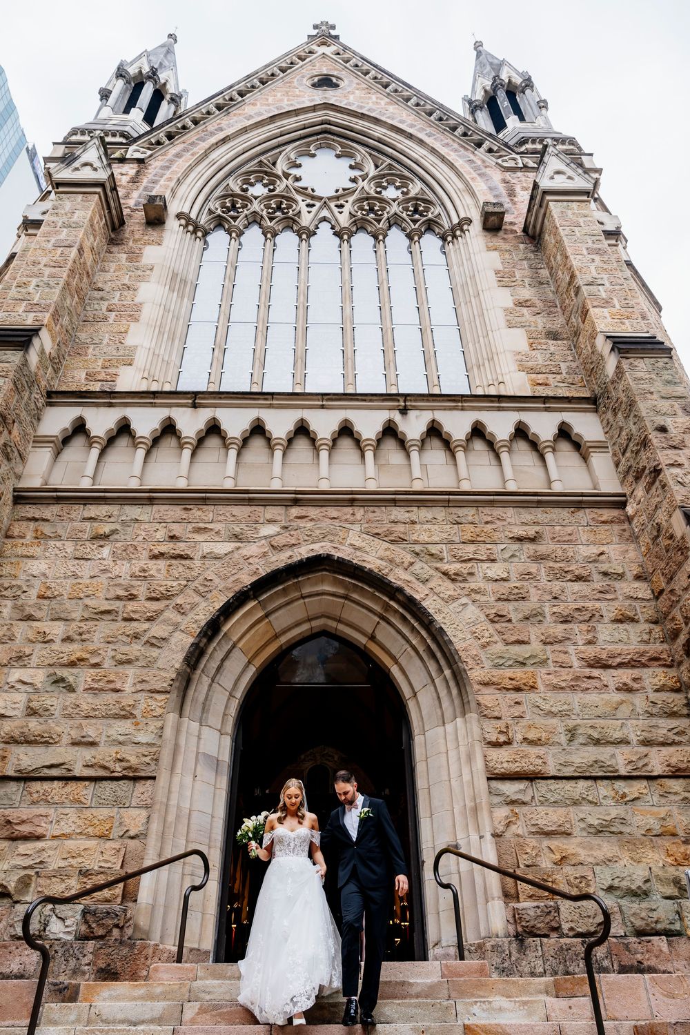 queensland wedding photographer gothic church wedding