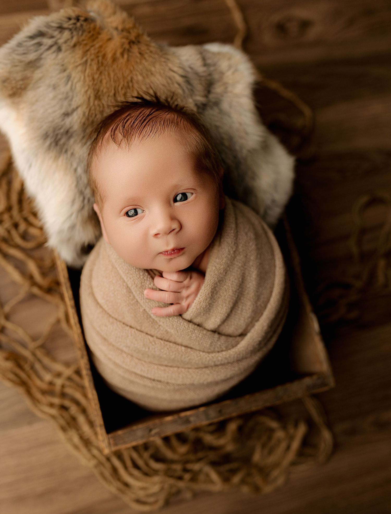 Bailey's Photography | Trusted Newborn Photographer | Portsmouth OH | Baby Boy Session | Sleepy Baby Posing