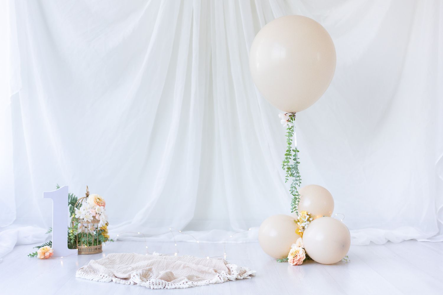 cake smash decoración min fotografía santiago de chile