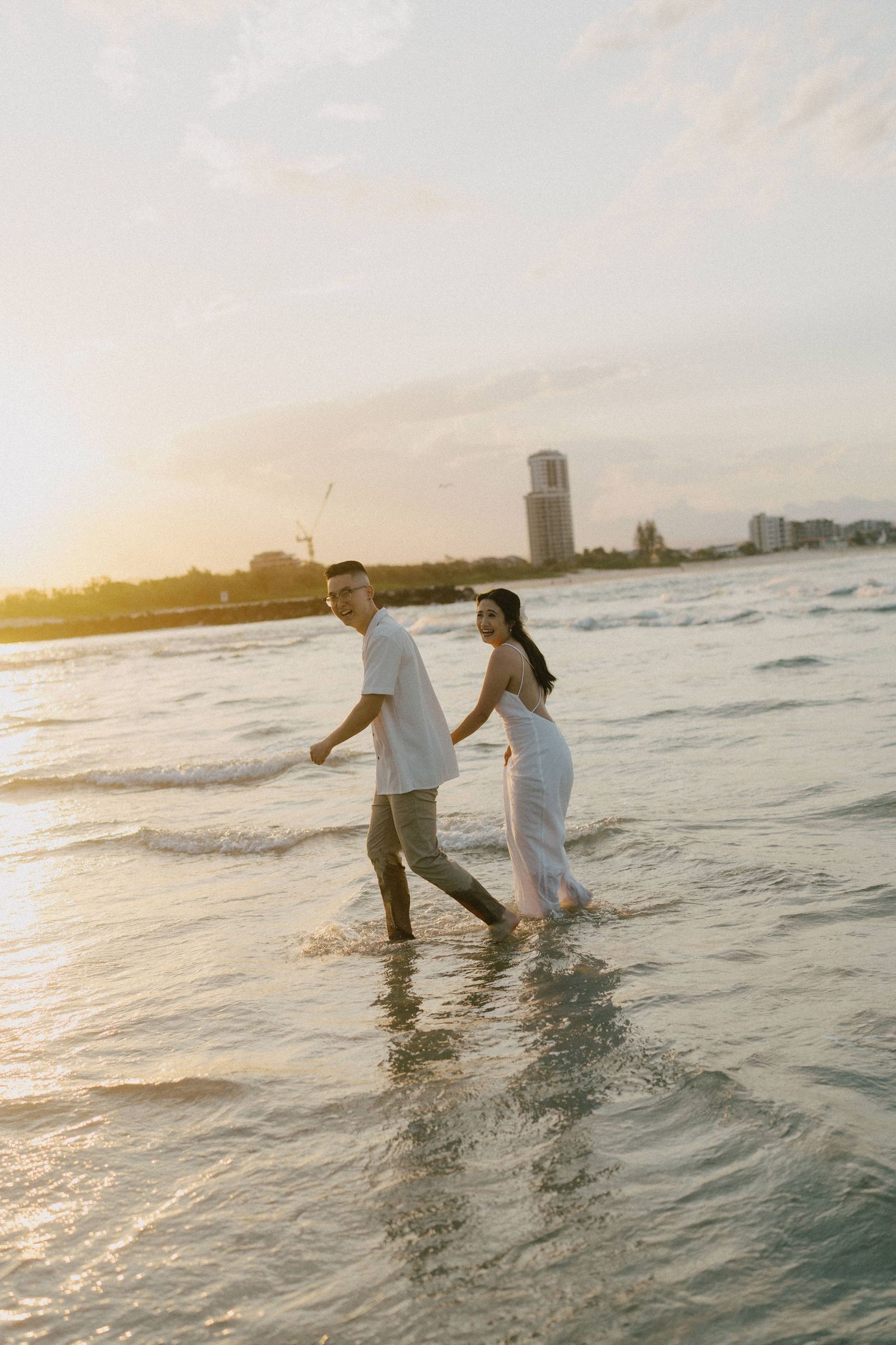 "Candid moment with dog at Sunshine Coast wedding, by Brisbane photographer"