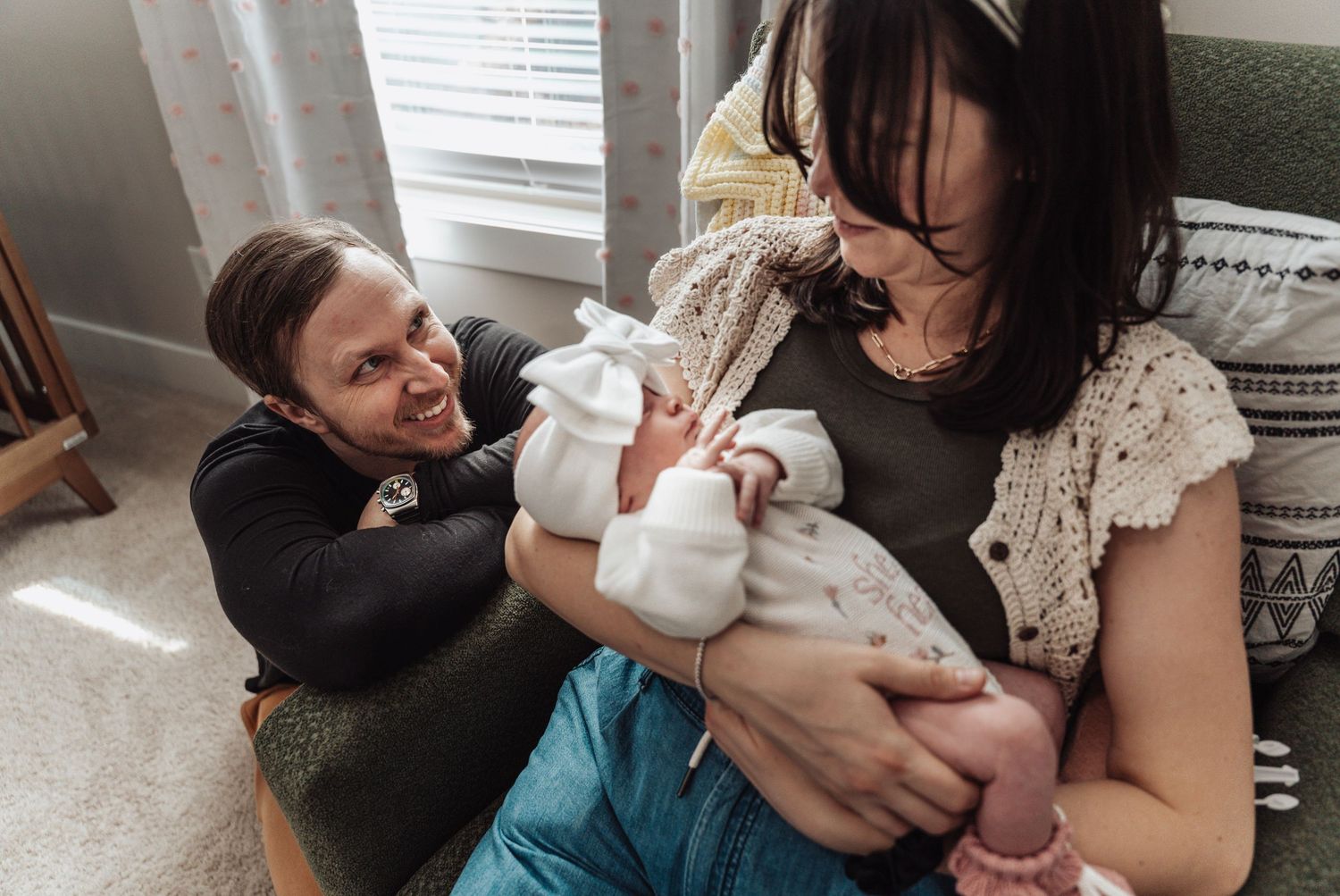 Newborn session at home
