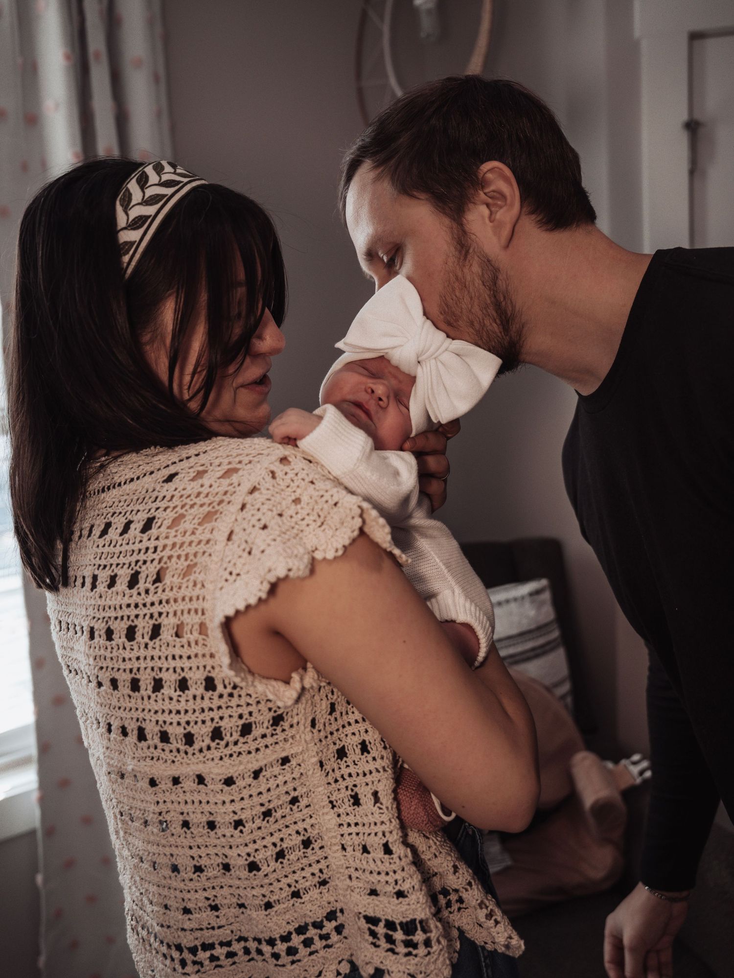 Newborn session at home