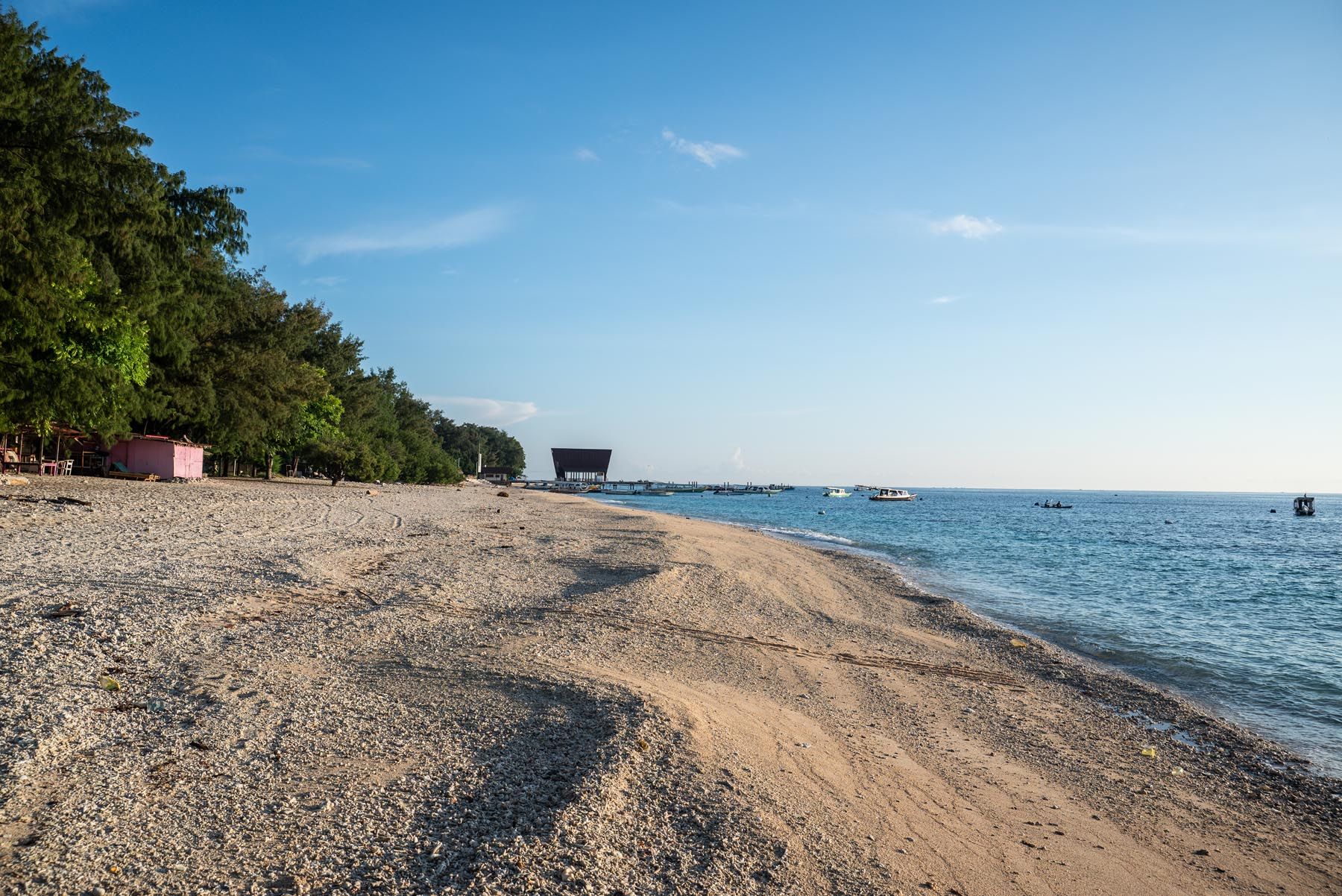 Coastal view on Gili Meno
