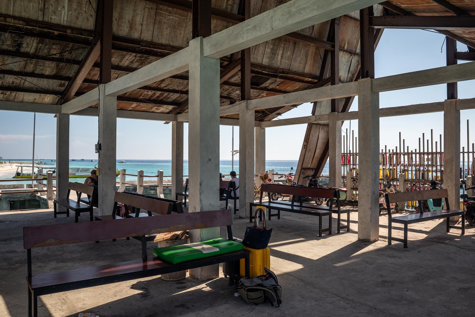Ferry terminal on Gili Meno