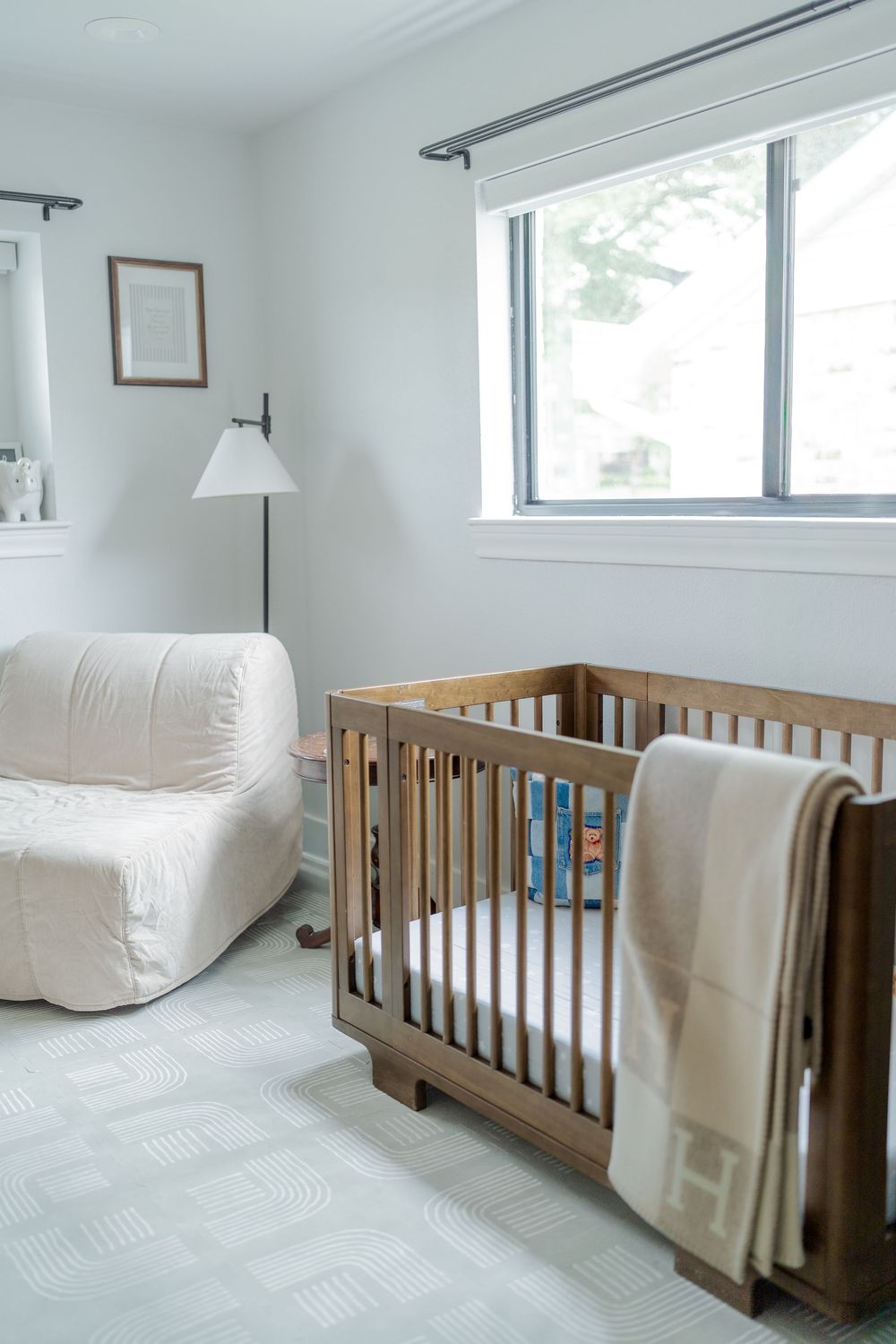 Newborn Lifestyle Family Session by Houston Photographer in home,  baby nursery photography