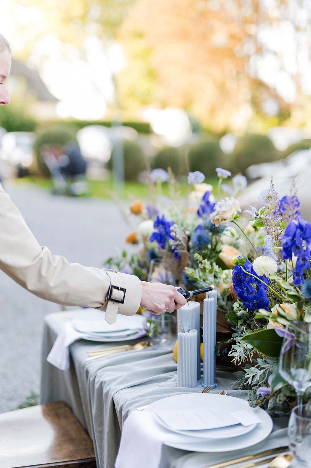 Personal branding photo of wedding celebrant Simone Gori from LovelyWords, photographed in warm natural light by MaxwellArt Photography.