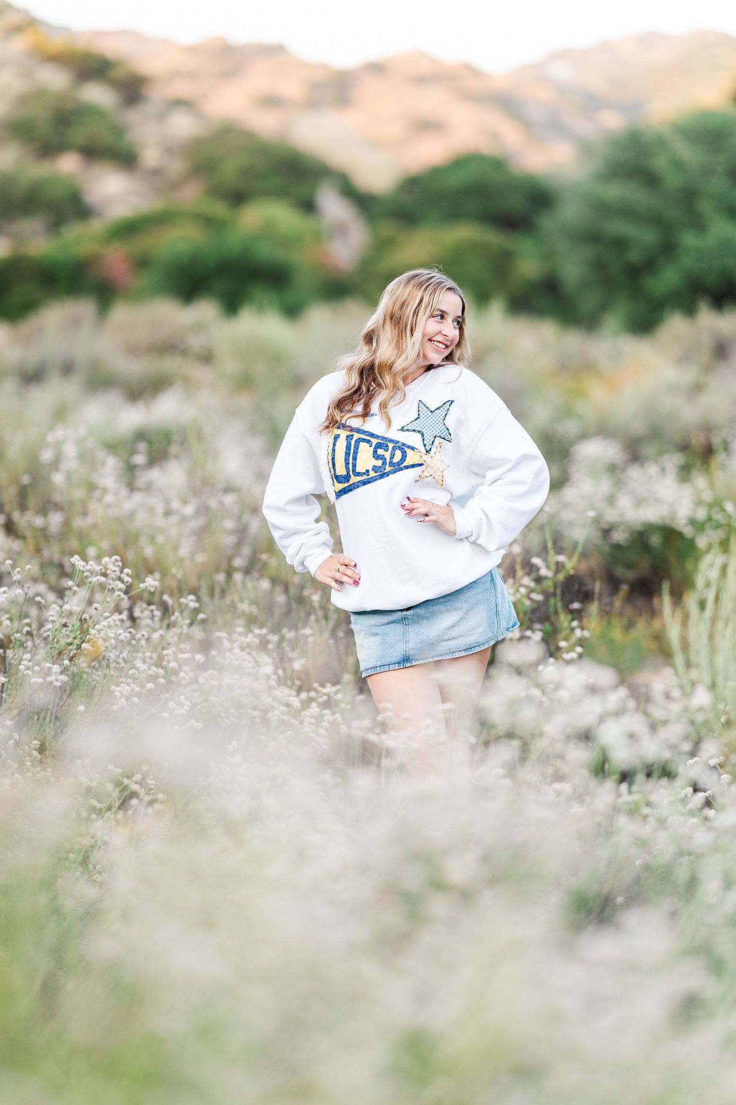 Senior photography session in Ventura County with light, bright, and airy edits.