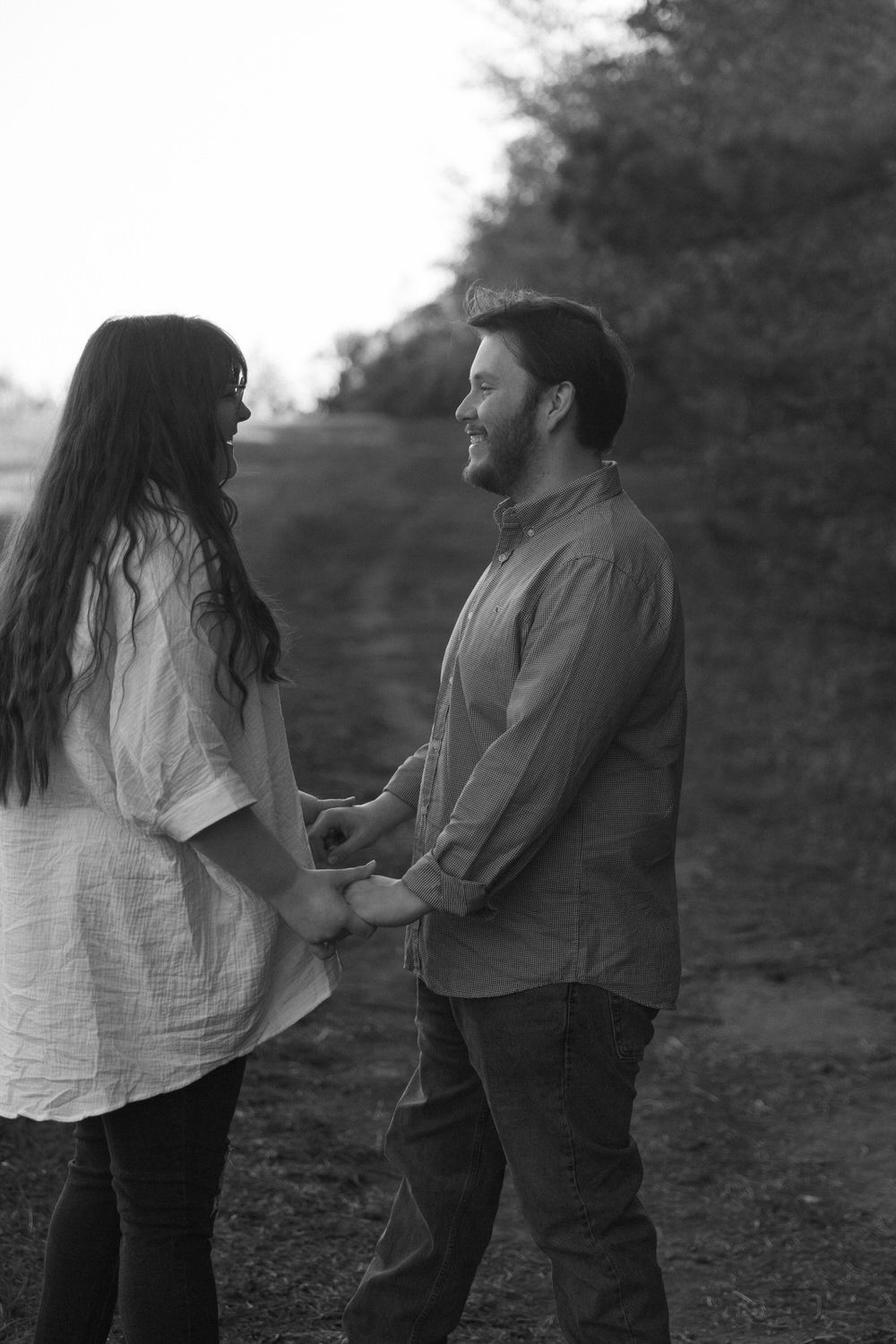 Sunset engagement session Dallas Georgia photographer