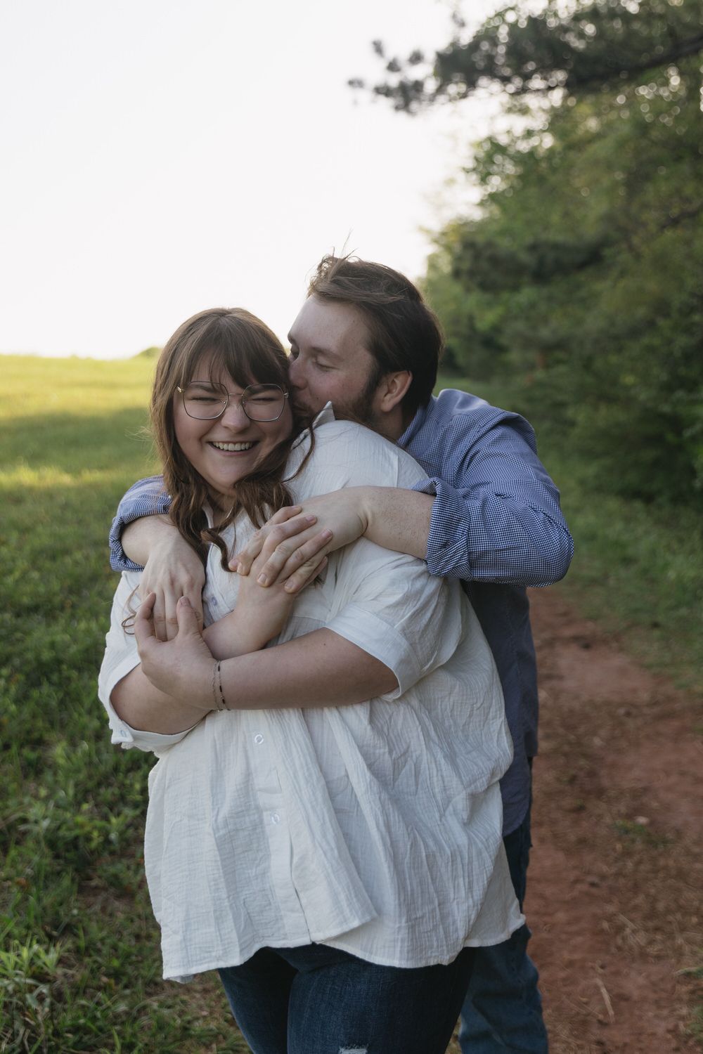 North Georgia engagement session outdoors in nature