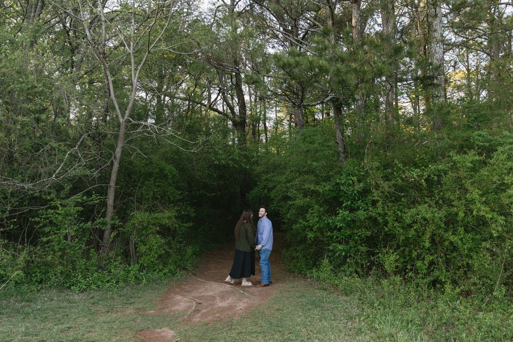 Engagement photo inspiration Green Meadows Preserve Marietta