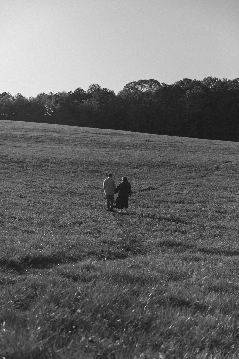 Authentic outdoor engagement session at Green Meadows Preserve