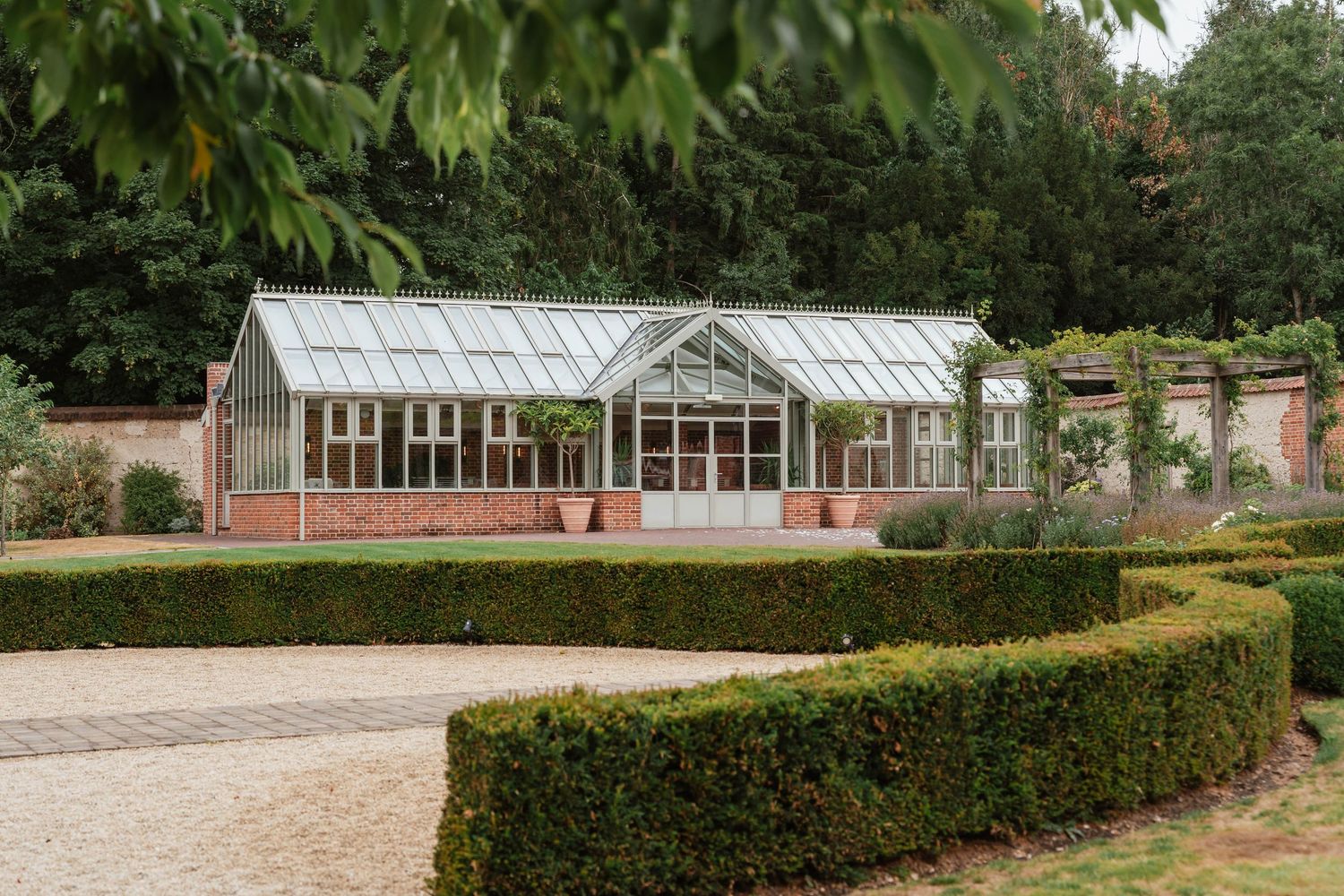 Syrencot House wedding venue Wiltshire Georgian manor The Glasshouse front