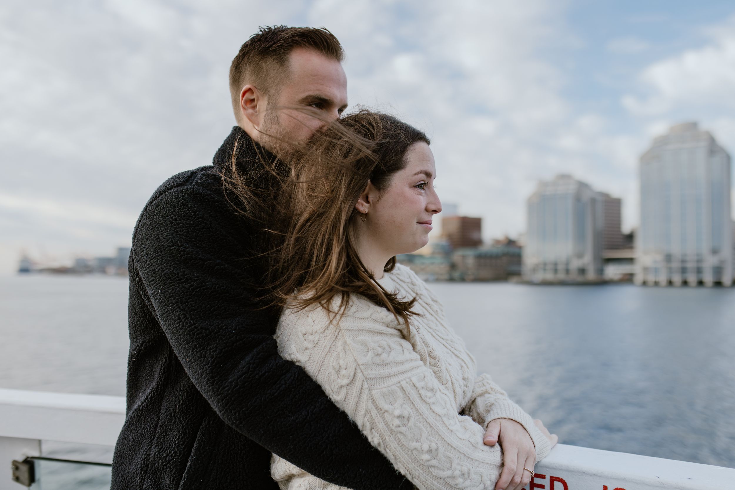 Dartmouth Ferry, Alderney Ferry, Sunrise Engagement Session, Halifax Photographer, Elopement Photographer, Nova Scotia, Engagement