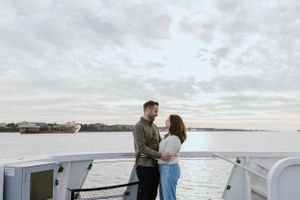 Dartmouth Ferry, Alderney Ferry, Sunrise Engagement Session, Halifax Photographer, Elopement Photographer, Nova Scotia, Engagement